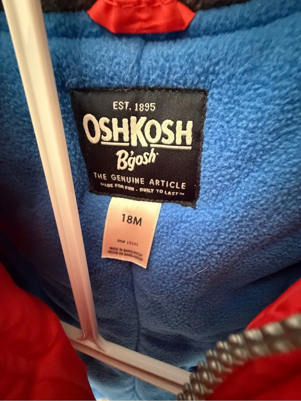 Oshkosh B’Gosh Kids Puffer Coat - 18M